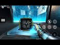 Playing portal but on Roblox?? |tunneler|
