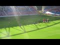 Wigan Athletic and Charlton Athletic players scuffle