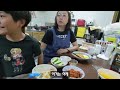 비빔면과 갈비 국밥을 먹어본 일본 아내(일본 일상)