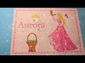 Coloring and Decorating with Stickers. Aurora Sleeping Beauty #aurora #sleepingbeauty #coloring