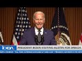 WATCH: President Biden's keynote address from the LBJ Presidential Library in Austin