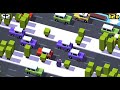 Literally just playing Crossy Road