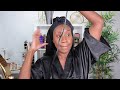 How I Air Dry & Blow Dry on ‘Cool Air’ for a SMOOTH look | Scarf Method Routine | Relaxed Hair