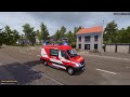 Emergency Call 112 - Frankfurt Firefighters, Fire Chief and Tanker Truck Responding! 4K