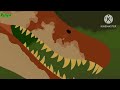 [Stick Nodes] Tyrannosaurus rex vs Spinosaurus remake (Collaboration with @MadmanCarno)