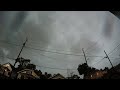 shelf cloud timelapse from severe warned storm 08 01 2024