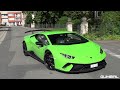 Supercars Accelerating! Aventador SVJ, 992 GT3 RS KLINE exhaust, 765LT, RUF 992, AMG GT R Pro, Pista