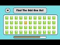 Find The Odd One Out | Emoji Quiz