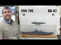 How Does a Modern Virginia Class Submarine Measure Up To a WWII Battleship?