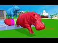 5 Giant Duck,tiger, gozilla, T rex, Pig, cow Transfiguration funny animal 2024