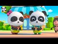 Baby Panda's Rescue Mission | Firefighter Rescue Team | Best Job Songs for Kids | BabyBus