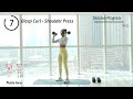20 min Full Body DUMBBELL Workout - STANDING ONLY | Muscle & Strength