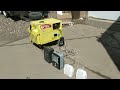 Family and snowblower Update w/ final update on 5Kw diesel generator