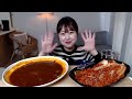 뼈가 쏙 빠지는 매콤한 소갈비찜 배추김치 먹방 Korean Galbi Jjim(Steamed Spicy Beef Ribs) Kimchi mukbang Eating sound