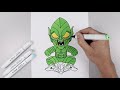 How To Draw Green Goblin | Spider Man