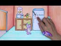 MY LITTLE PONY: Rainbow Dash has a stomach ache | stop motion paper