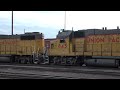 Locomotive Ops and car sorting at Denver North yard (3/17/24) (New camera)