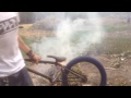 BMX make fire