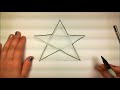 Learn How to Draw An Easy Star -- iCanHazDraw!
