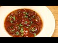 Veggie Manchurian balls in thick gravy | Restaurant style Indo Chinese vegan meal | super easy