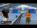 Josh Berry (Average club player) vs  Lily Miyazaki British No.4 (WTA 138)