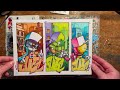 Graffiti Blackbook - character design and illustration on mounting boards 2021 - 2022