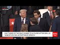 Former President Trump Hugs His Grandson, Prays With Family As Day 3 Of RNC Comes To Close