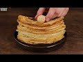 Amazing Crepes At Home in 10 minutes! How to make the most delicious French pancakes!