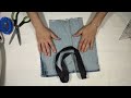 how to make jeans bag with old jeans