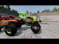 Monster Jam INSANE Racing, Freestyle and High Speed Jumps #30 | BeamNG Drive | Grave Digger