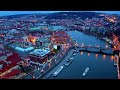 Prague 4K drone view • Amazing Aerial View Of Prague | Relaxation film with calming music