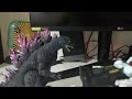 Godzilla tails slash at king Joe (Ultraman Z)
