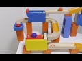Marble Run Race☆TrixTrack Wave Slope 3-intersection long course