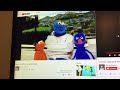 Me beaten up cookie Monster but with Clucky Clucky chicken music