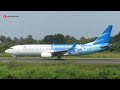 Pesawat Garuda Indonesia Take Off di Pinggir Jalan Raya Solo 2024