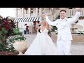 OUR WEDDING DANCES! *insane bridal party entrance*