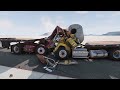 BeamNG Drive v0.32 | Gavril T-Series Steel Coil Trailer VS Steel Coil Trailer 600 km/h | car torture