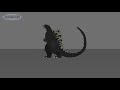 Godzilla animation