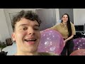 We Filled Our NEW Apartment With SUPER GIANT BALLOONS!