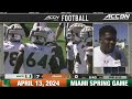 2024 Miami Hurricanes Spring Football Game