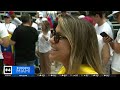 Venezuelans in Miami gather during presidential elections in that country