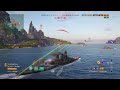 PS4 - World Of Warships Legends - A naked Yamoto sails broadside to a Colombo