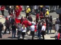 2013 Firestone Indy Lights Close Finish! Freedom 100 4 Wide Finish