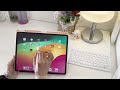 📦 2024 ipad air 6 m2 (starlight 🤍 13”) unboxing + apple pencil pro & accessories