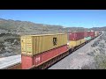 WB BNSF Port Stack Train At Hill 582 Ca! #bigbossrailfanner