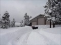 ATV Plowing 3 Feet of Snow: Kawasaki Prairie 400