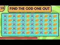 Find the ODD One Out 🙈🦄🎯 | 20 Ultimate Levels - Easy, Medium, Hard
