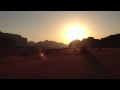 Wadi Rum, Jordan -- Approaching Sunset