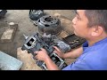 Gear maintenance replacement for broken truck gearbox #2