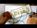 3 switch 2 socket board wiring connection and daigram ||Sinha Electricals|| Sinha Electricals